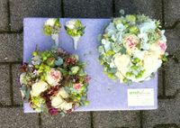 emch floristik Brautstrauss rund hochzeit dekoration